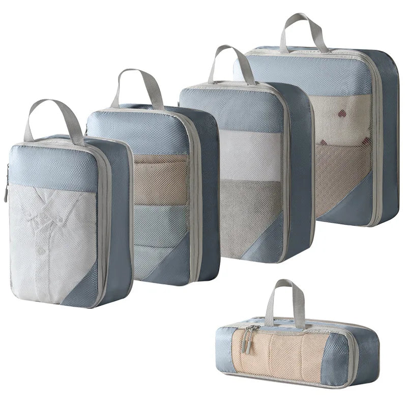 Eco-Expandable Travel & Backpack Organizer Set (5 Pcs)