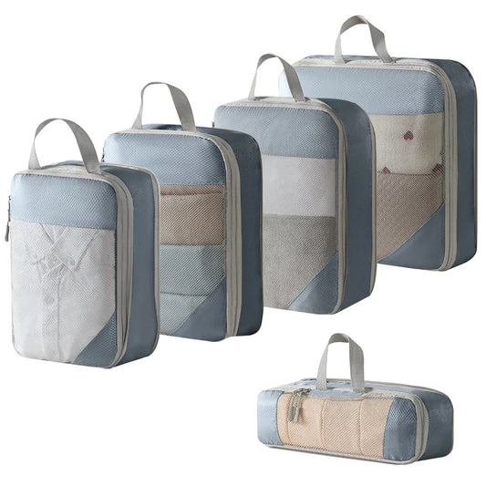 Eco-Expandable Travel & Backpack Organizer Set (5 Pcs)